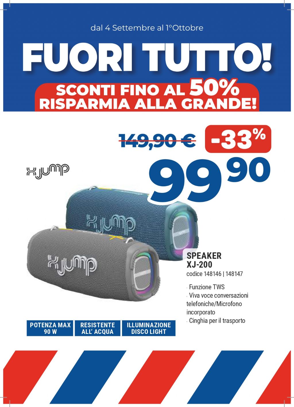 CASSA BLUETOOTH X JUMP XJ-200